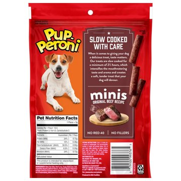 Pup-Peroni Minis Original Beef Flavor Dog Snacks, 5.6 oz