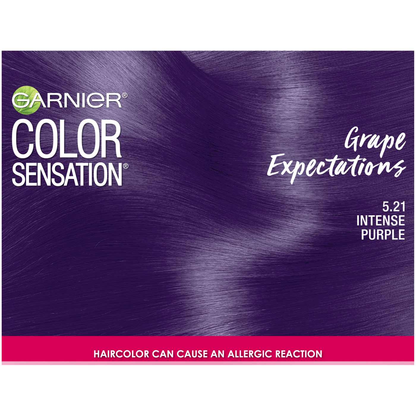 Garnier Color Sensation Hair Color Cream 5.21 Grape Expectations (Intense Purple); image 7 of 8