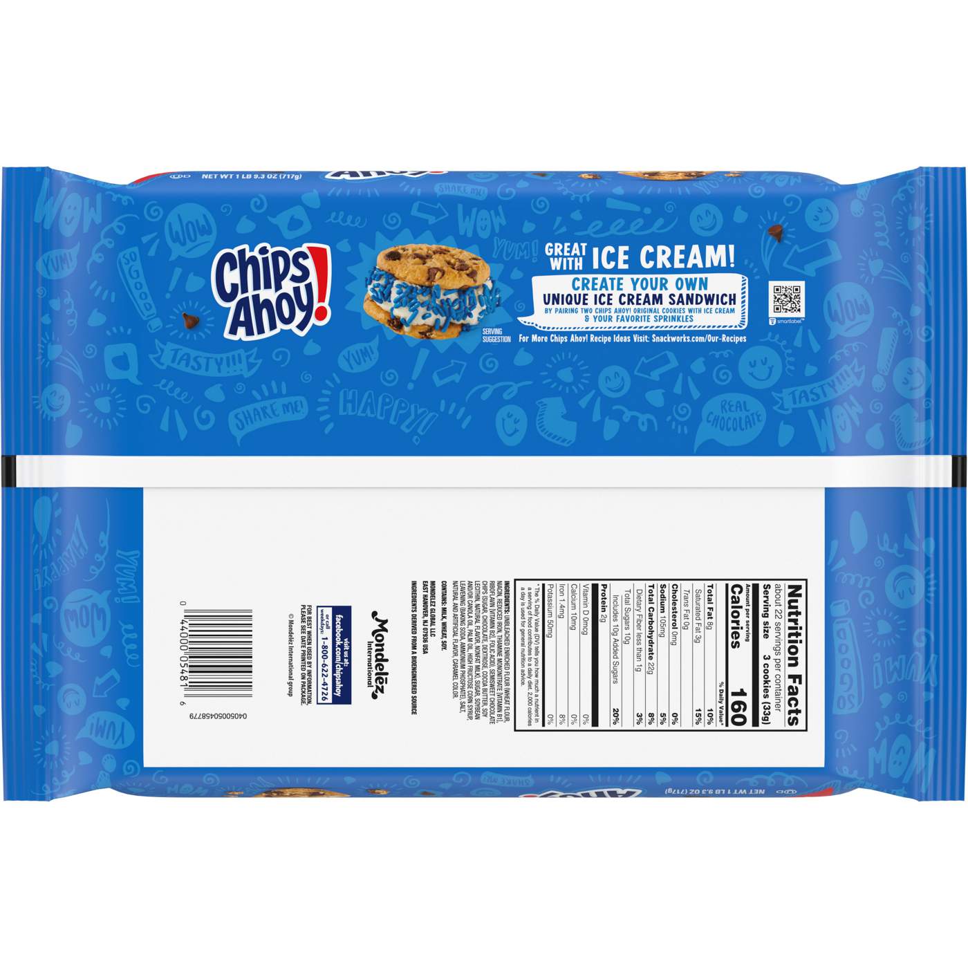 Chips Ahoy! Original Chocolate Chip Cookies Party Size; image 9 of 10