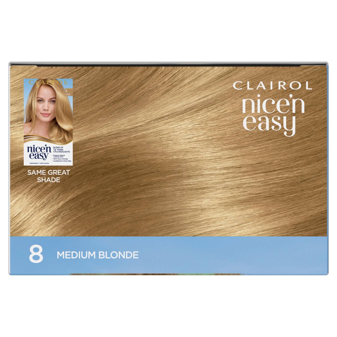 Clairol Nice 'N Easy Permanent Hair Color - 8 Medium Blonde; image 8 of 10