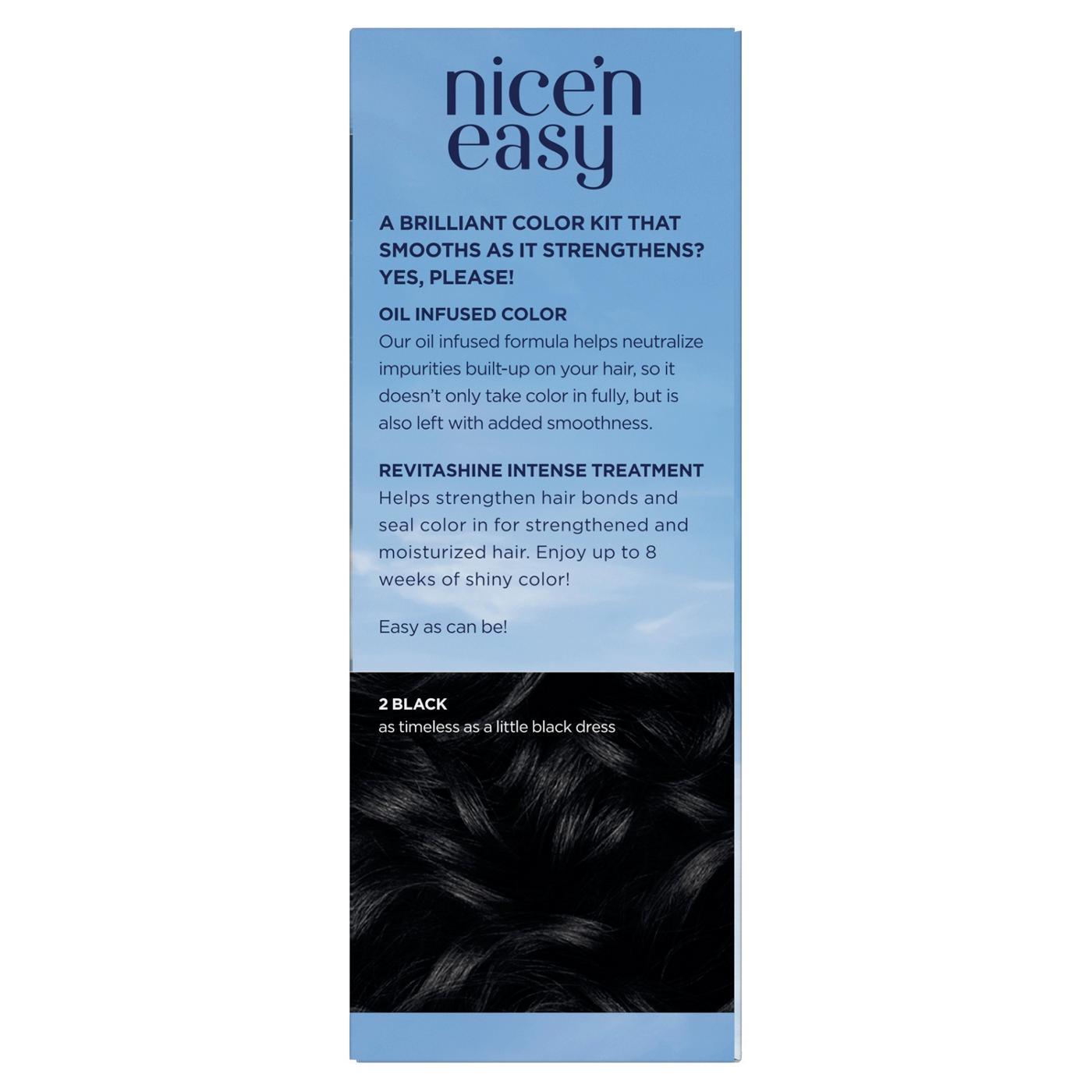 Clairol Nice 'N Easy Permanent Hair Color - 2 Black; image 2 of 10