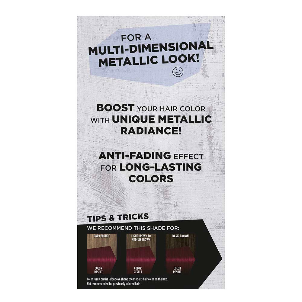 Got2b Metallics Permanent Hair Color, M68 Dark Ruby - Shop Hair Color ...