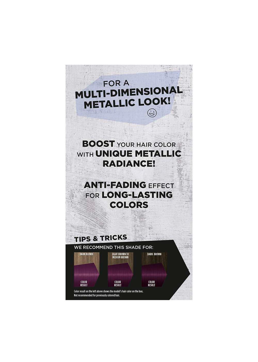Got2b Metallics Permanent Hair Color, M69 Amethyst Chrome; image 3 of 4