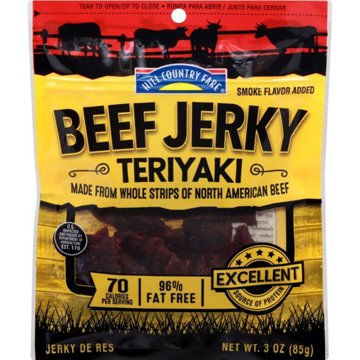Hill Country Fare 11g Protein Teriyaki Beef Jerky, 3 oz