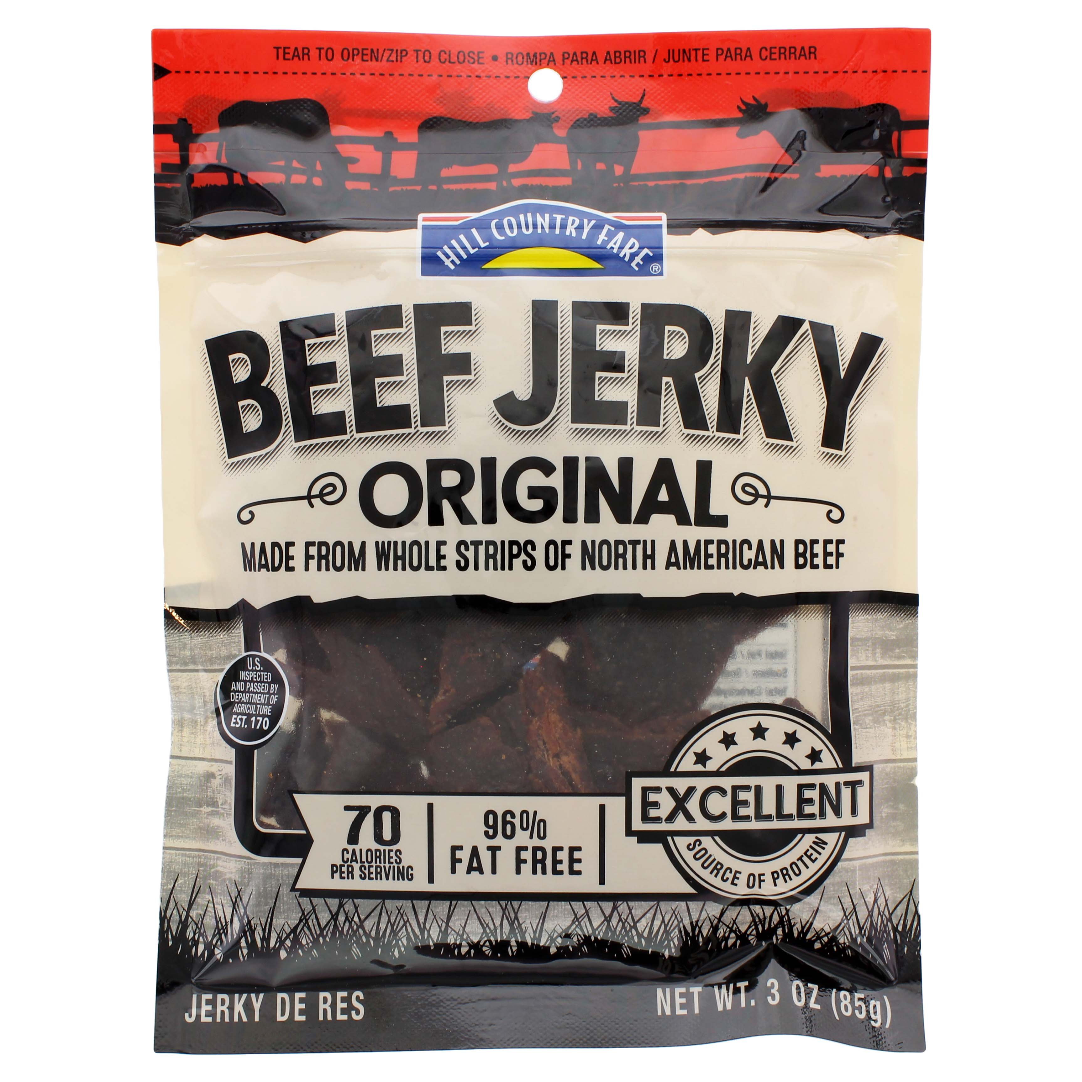 Hill Country Fare Original Beef Shop - H-E-B Jerky at Jerky