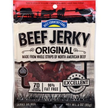 Hill Country Fare 10g Protein Original Beef Jerky, 3 oz