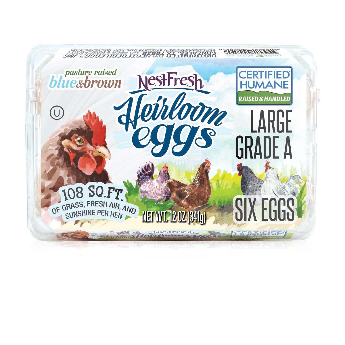 NestFresh Heirloom Large Grade A Eggs Shop Eggs & egg substitutes at