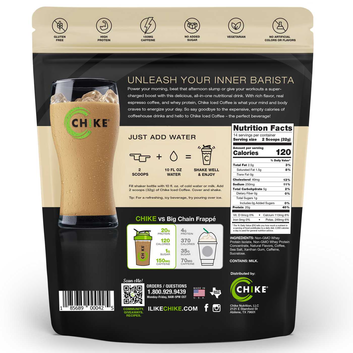 Chike 20g Protein Iced Coffee - Vanilla; image 2 of 2