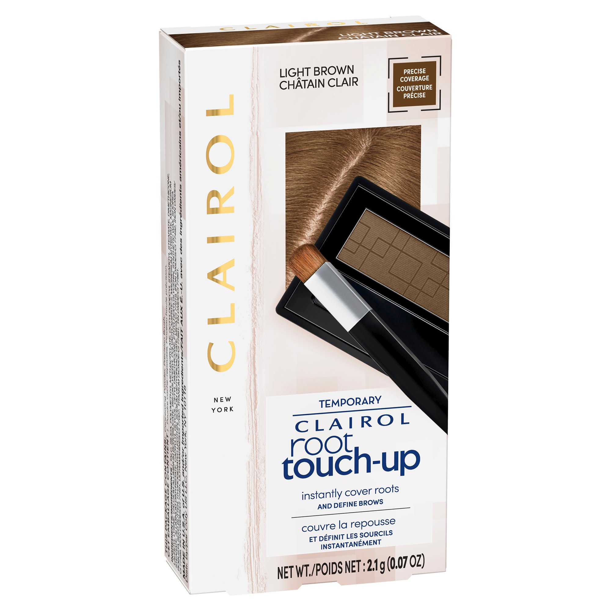 Clairol Root Touch Up Powder Light Brown - Shop Hair Color at H-E-B