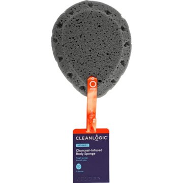 Cleanlogic Charcoal Infused Foam Body Sponge
