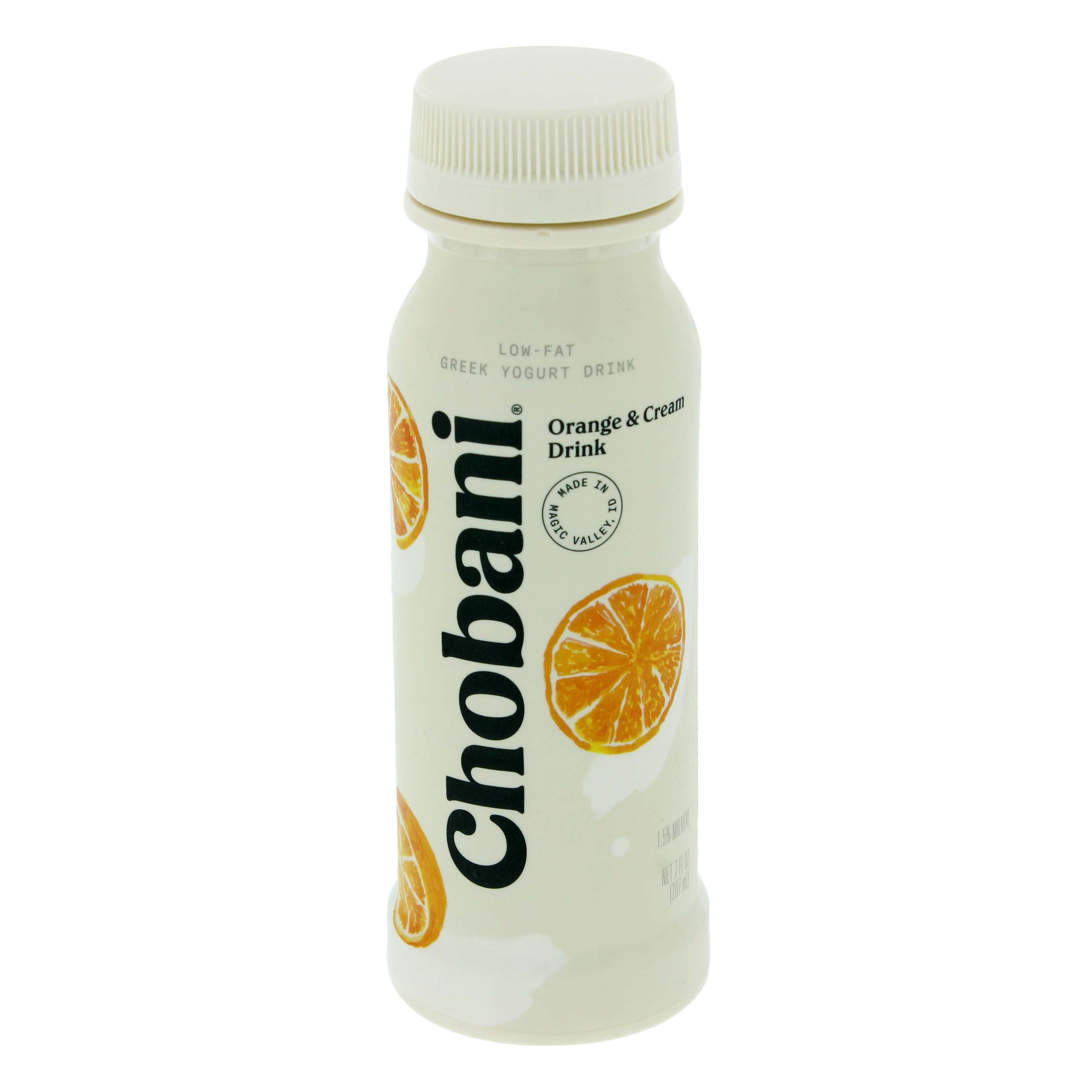 Chobani Low-Fat Orange & Cream Greek Yogurt Drink - Shop Shakes ...