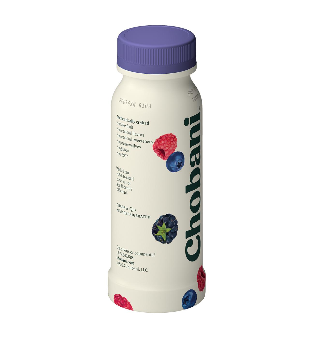 Chobani Low-Fat Mixed Berry Greek Yogurt Drink; image 4 of 5