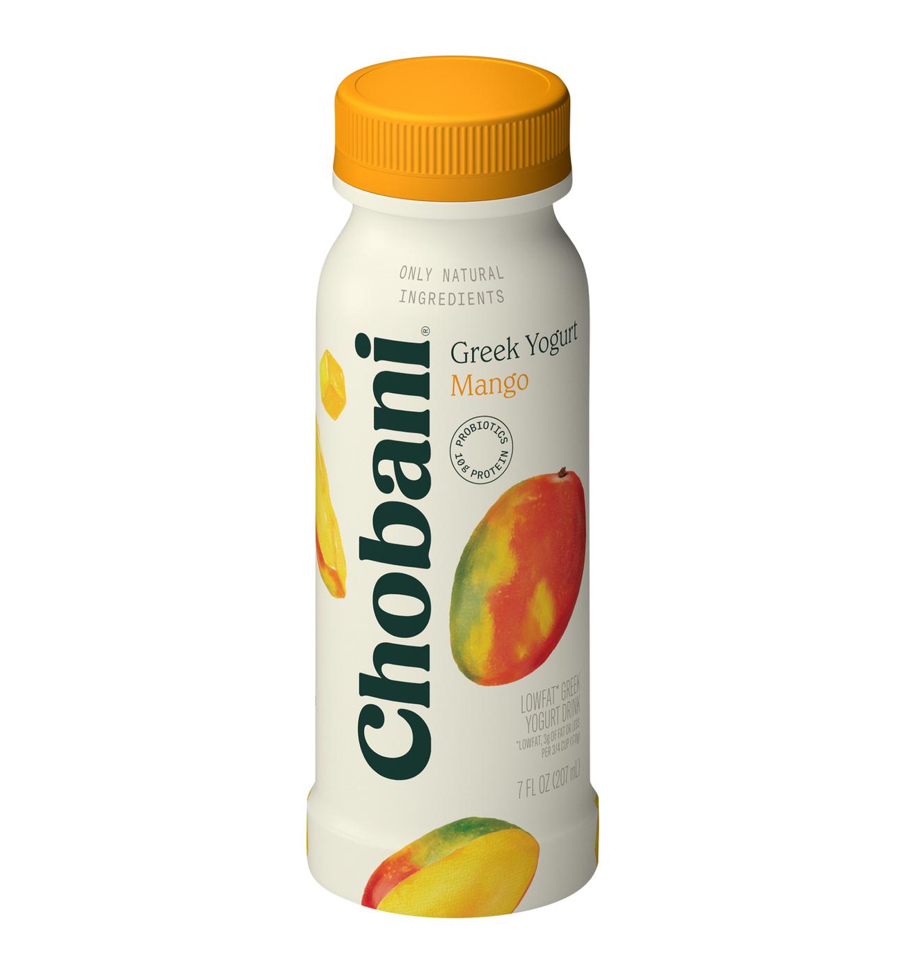 Chobani Mango Low-Fat Greek Yogurt Drink; image 1 of 5