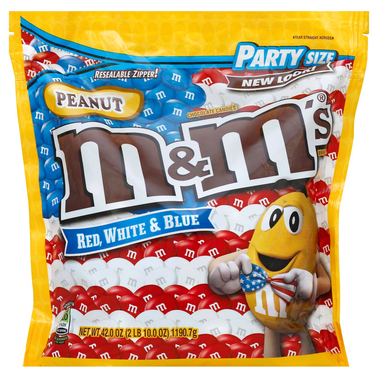 M&M's Peanut Red, White and Blue Shop Candy at HEB