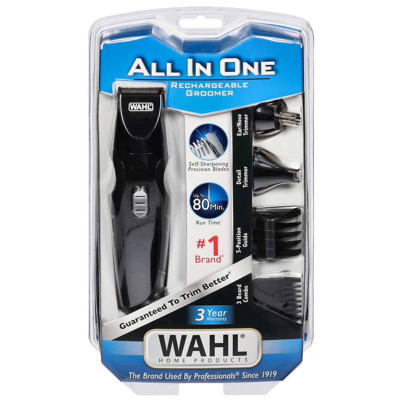 all in one rechargeable groomer wahl