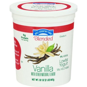 Hill Country Fare Blended Vanilla Low-Fat Yogurt, 32 oz