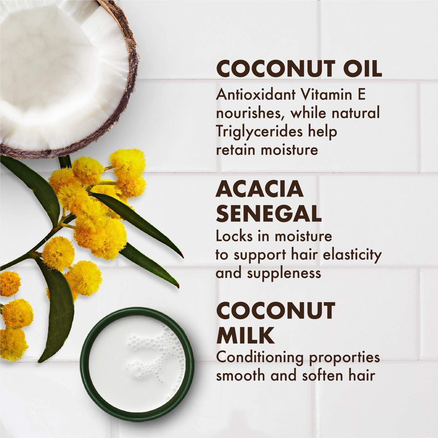 SheaMoisture Virgin Coconut Oil Daily Hydration Shampoo ; image 2 of 2