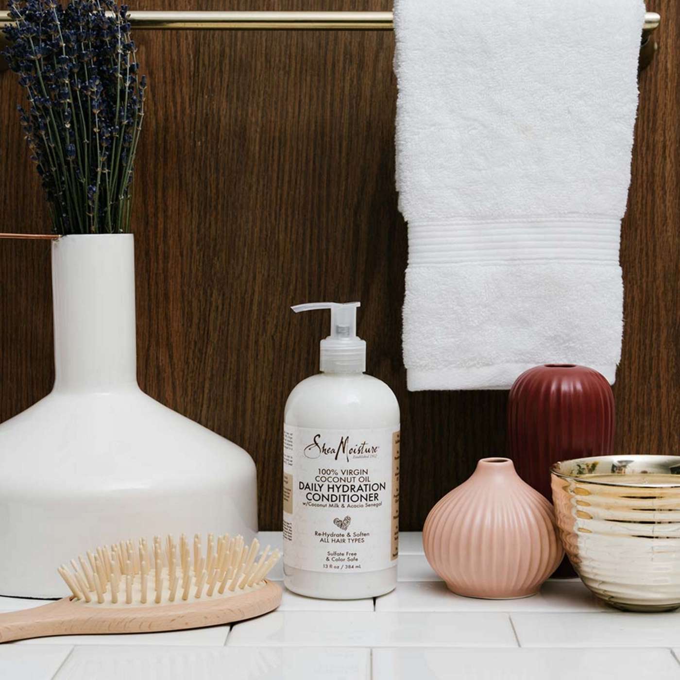 SheaMoisture Virgin Coconut Oil Daily Hydrating Conditioner ; image 2 of 5