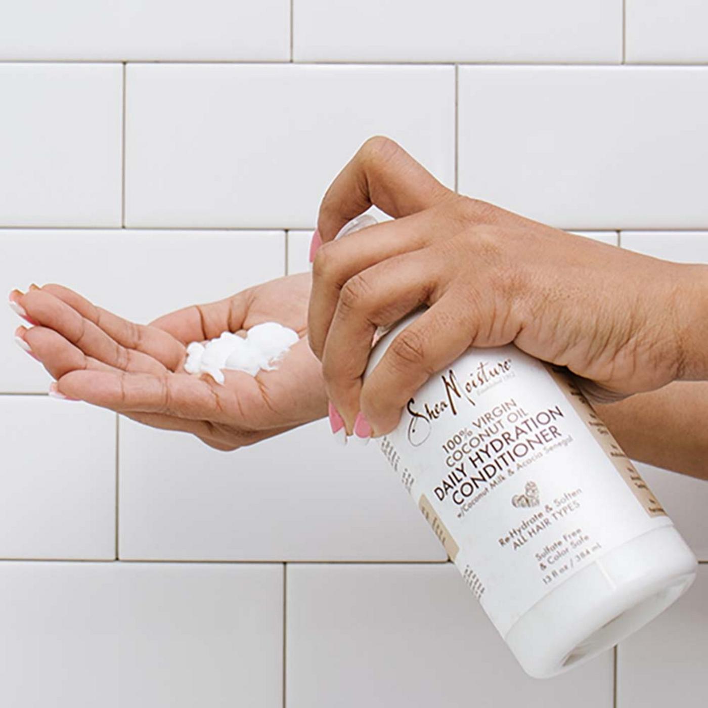 SheaMoisture Virgin Coconut Oil Daily Hydrating Conditioner ; image 3 of 5