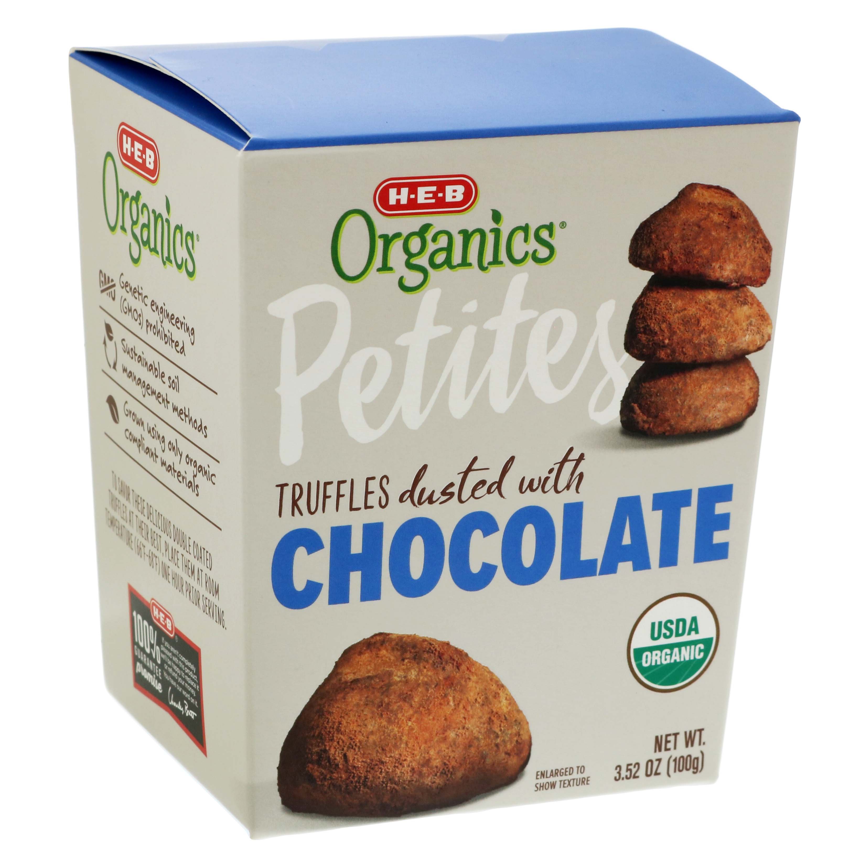 organic chocolate truffles