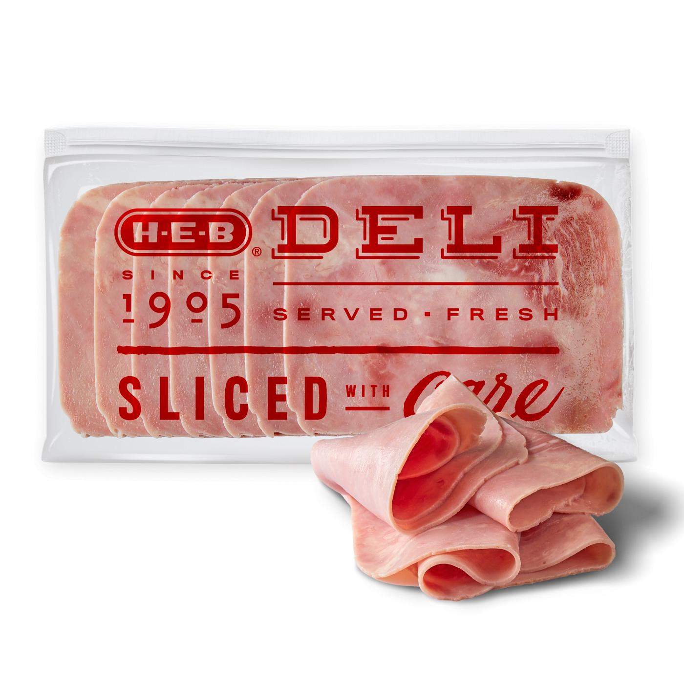 Hill Country Fare Cooked Ham, Sandwich Sliced; image 1 of 3