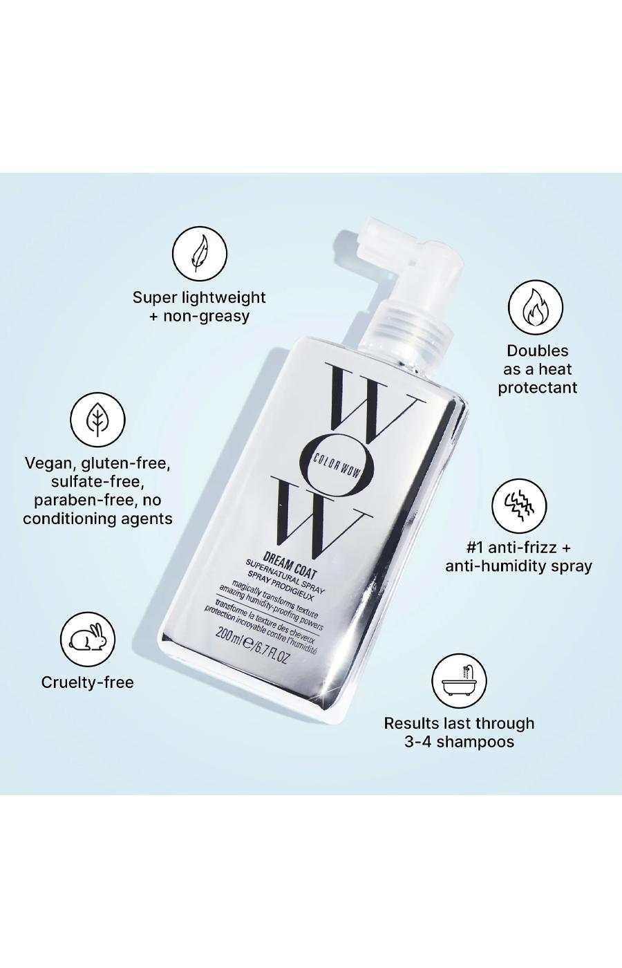 Color Wow Dream Coat Anti-Frizz Hair Treatment Spray; image 3 of 3