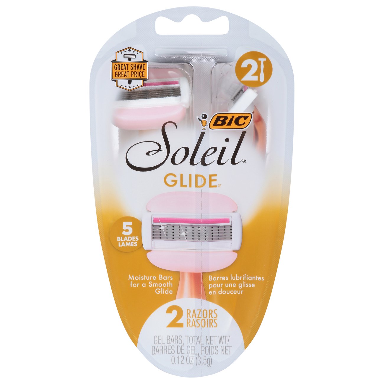 BIC Soleil Sensitive Advanced Disposable Women's Shaving Razors, 2