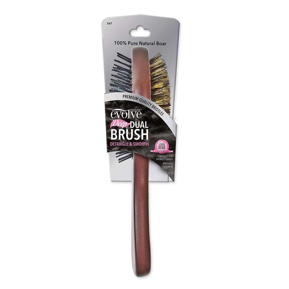 Evolve Dual Detangle & Smooth Brush Shop Hair Care at HEB