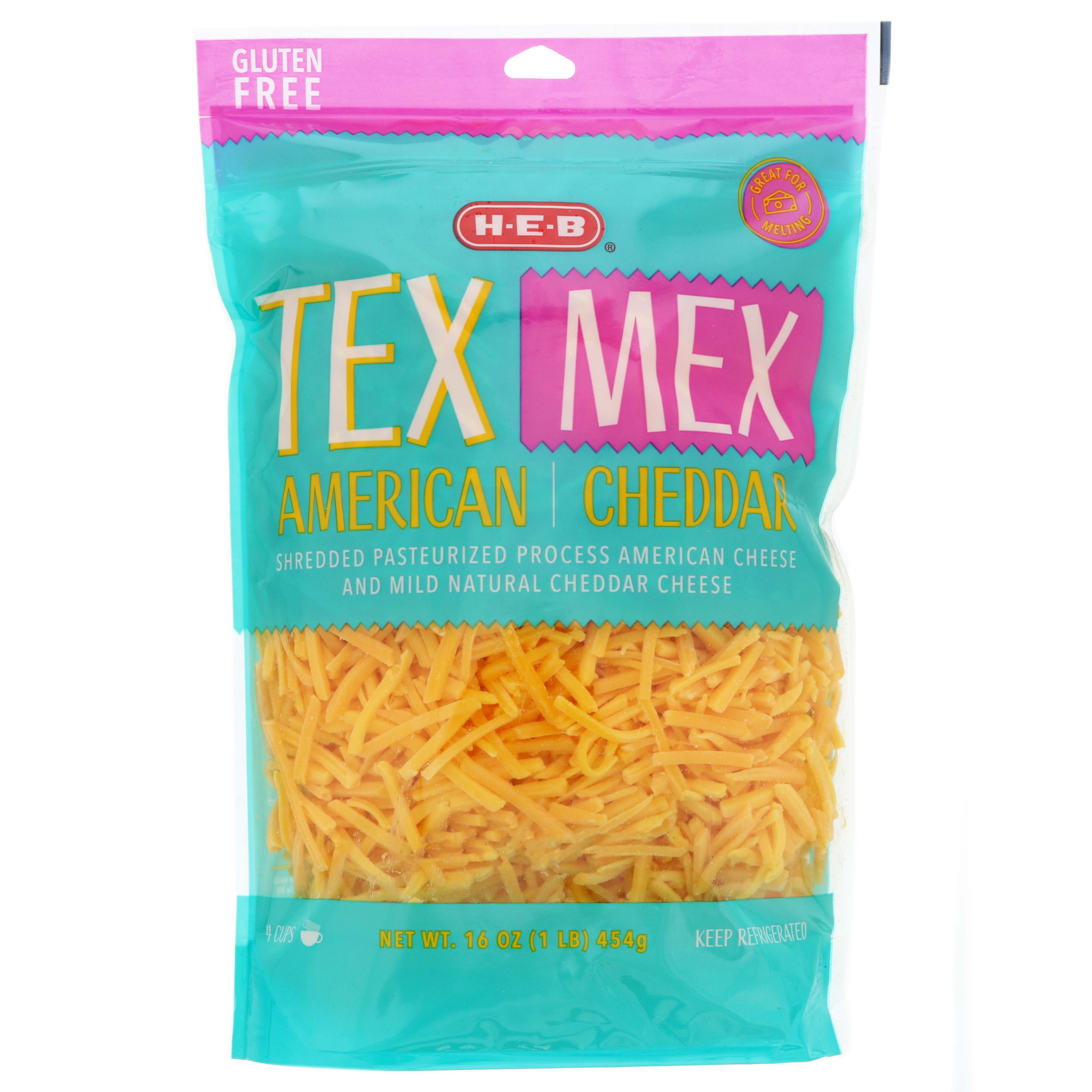 HEB Tex Mex Cheese Blend, Shredded Shop Cheese at HEB