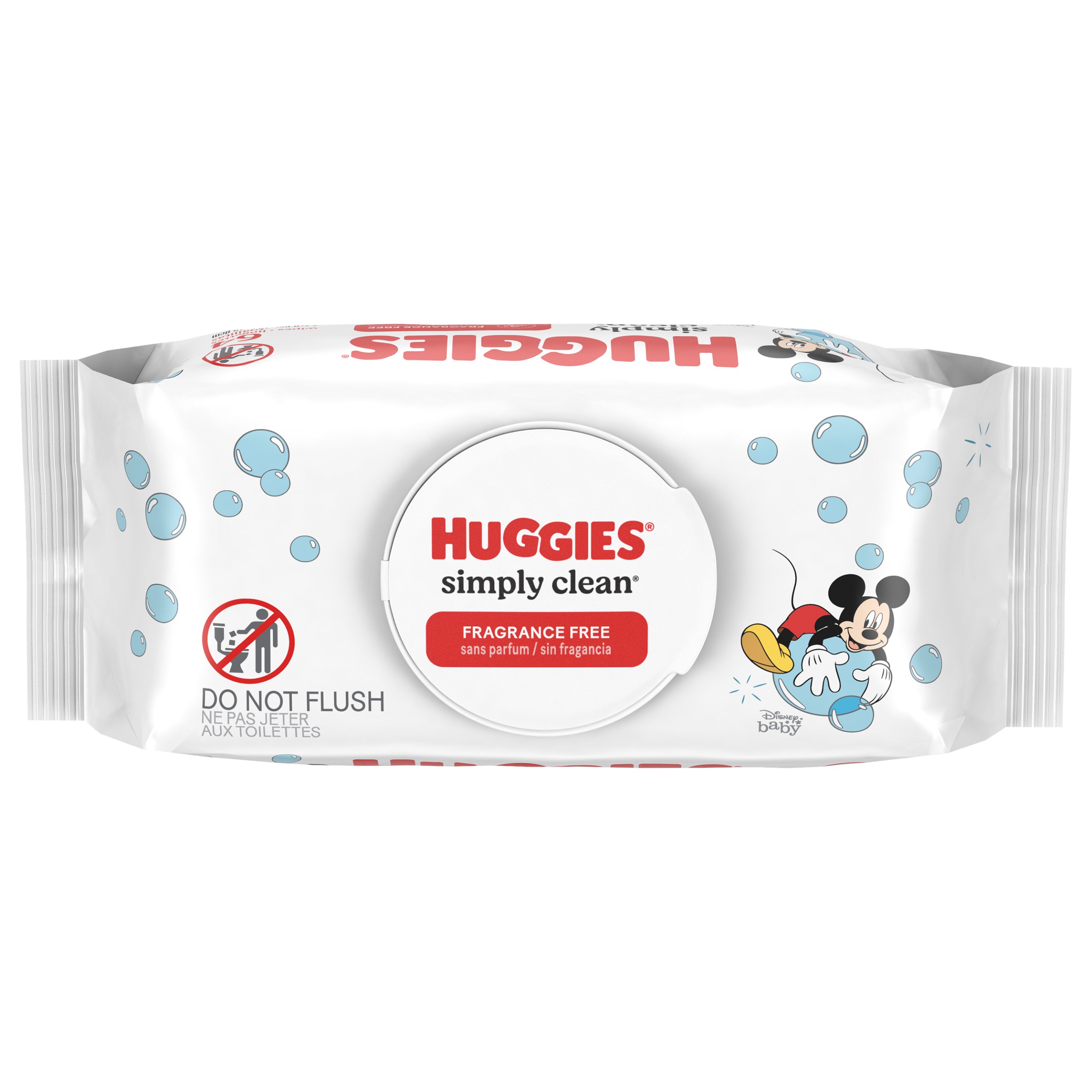 Huggies Simply Clean Baby Wipes Fragrance Free