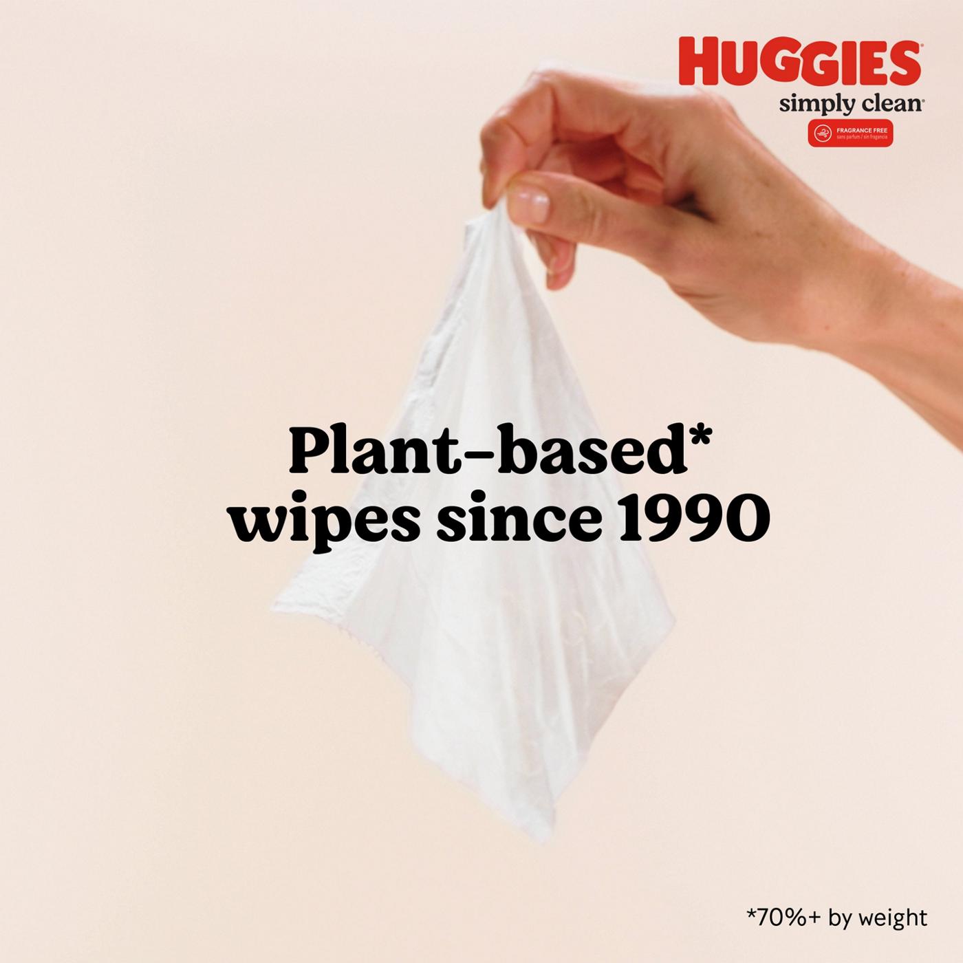 Huggies Simply Clean Baby Wipes - Fragrance Free; image 3 of 5