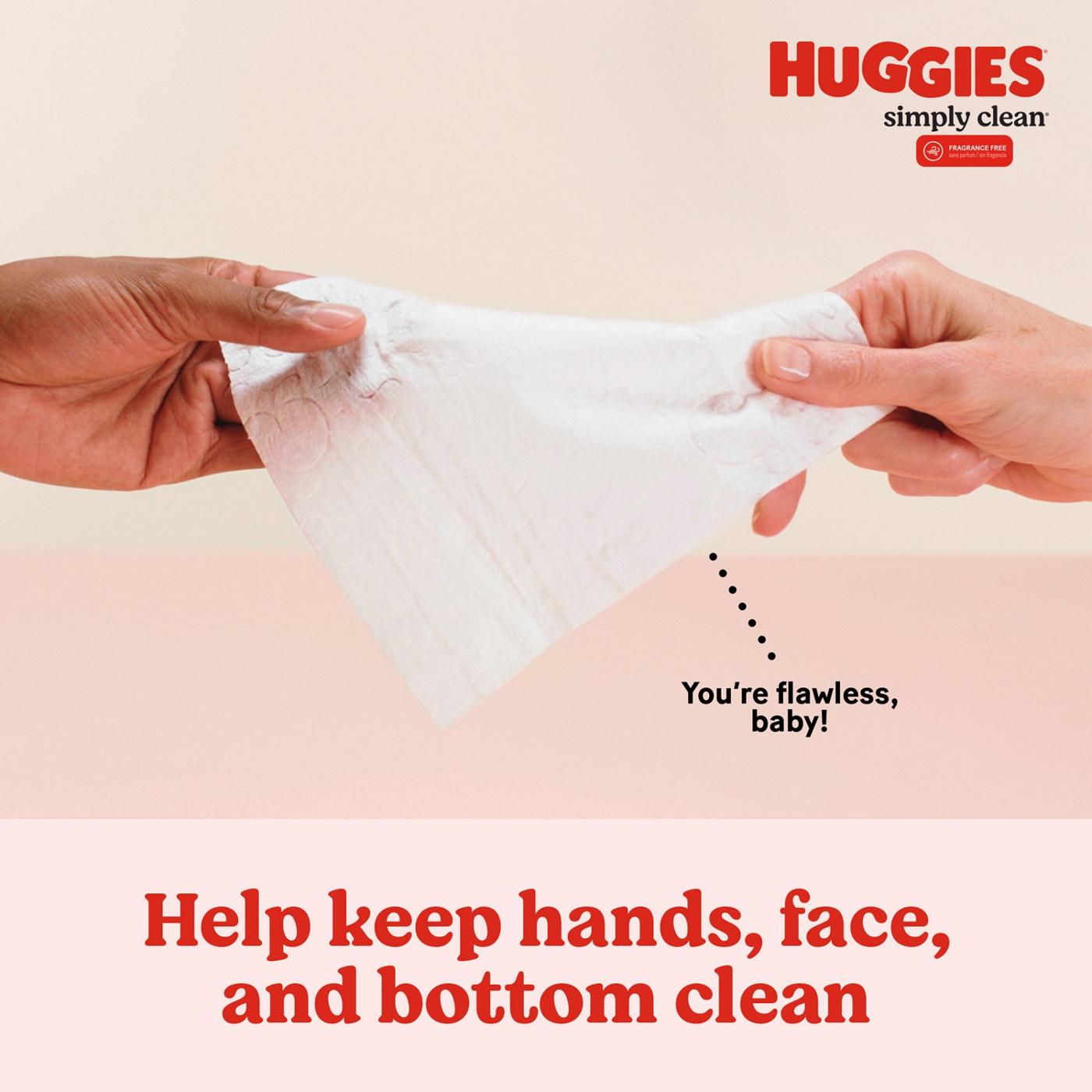 Huggies Simply Clean Baby Wipes - Fragrance Free; image 5 of 5