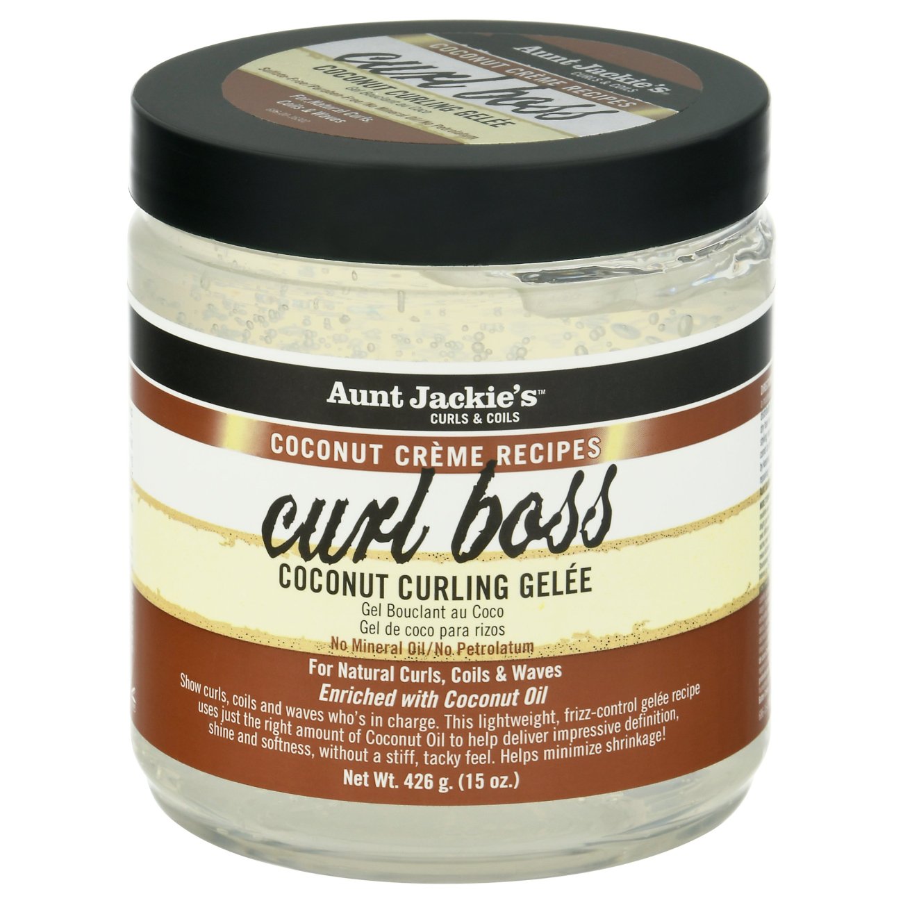 Aunt Jackie's Curl Boss Coconut Curling Gelee Shop Styling Products & Treatments at HEB
