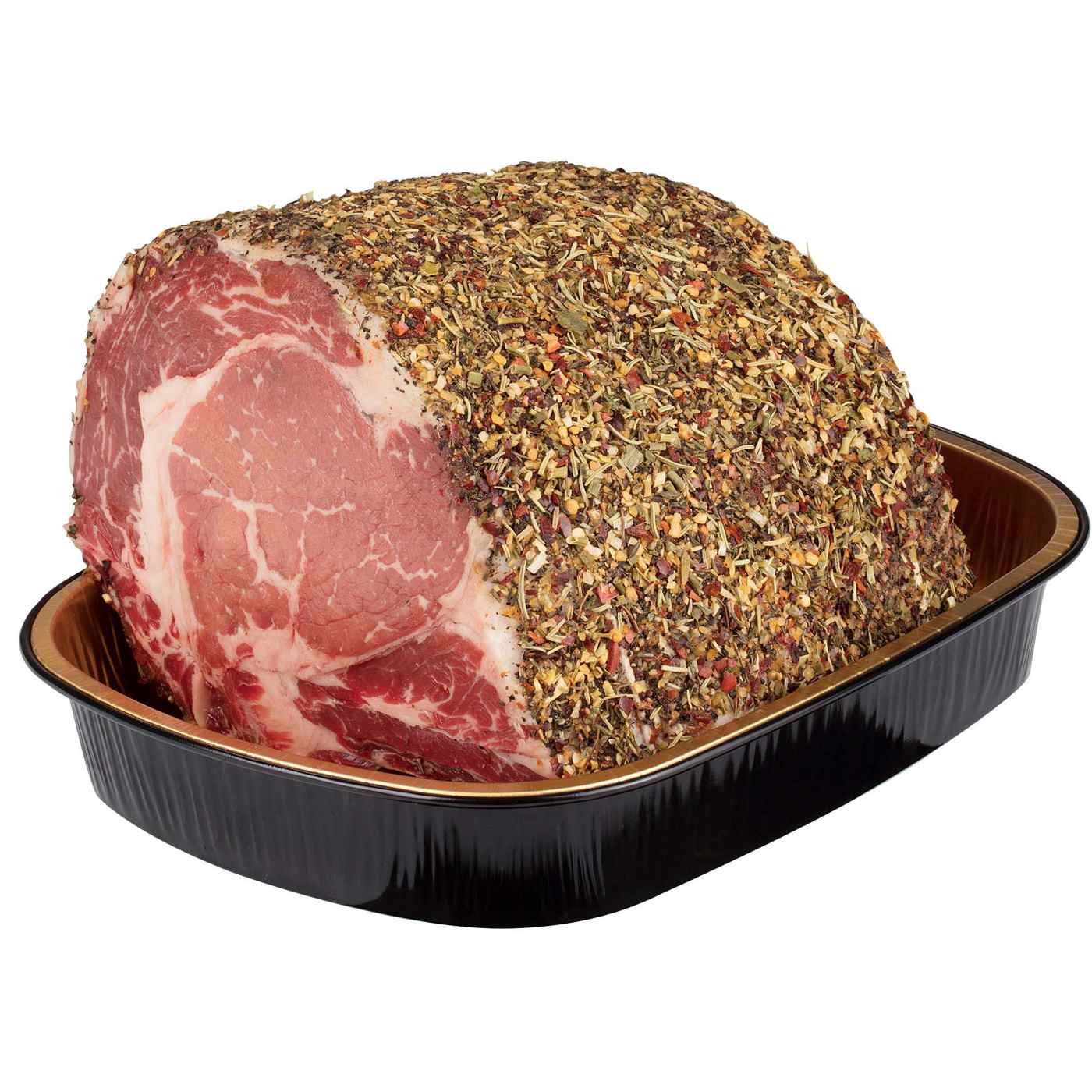 Meal Simple by HEB Seasoned Bonein Beef Ribeye Roast, 3Rib USDA Prime Shop Entrees