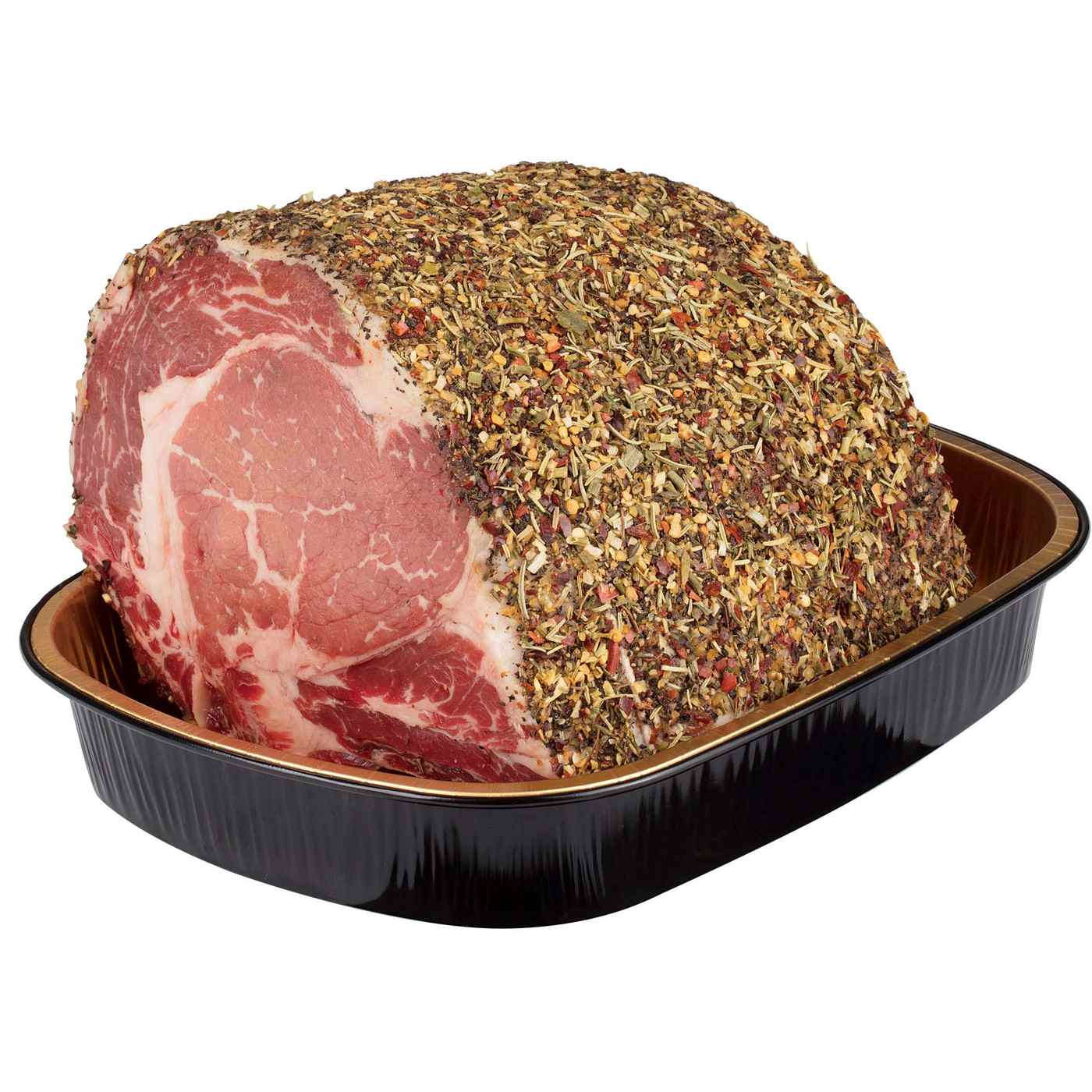 Meal Simple by H-E-B Seasoned Bone-in Beef Ribeye Roast, 3-Rib - USDA Prime; image 1 of 5