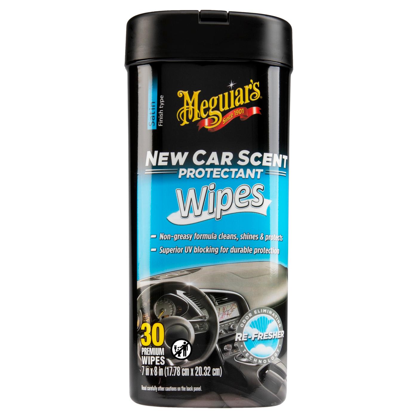 Meguiar's Satin Finish New Car Scent Protectant Wipes; image 1 of 2