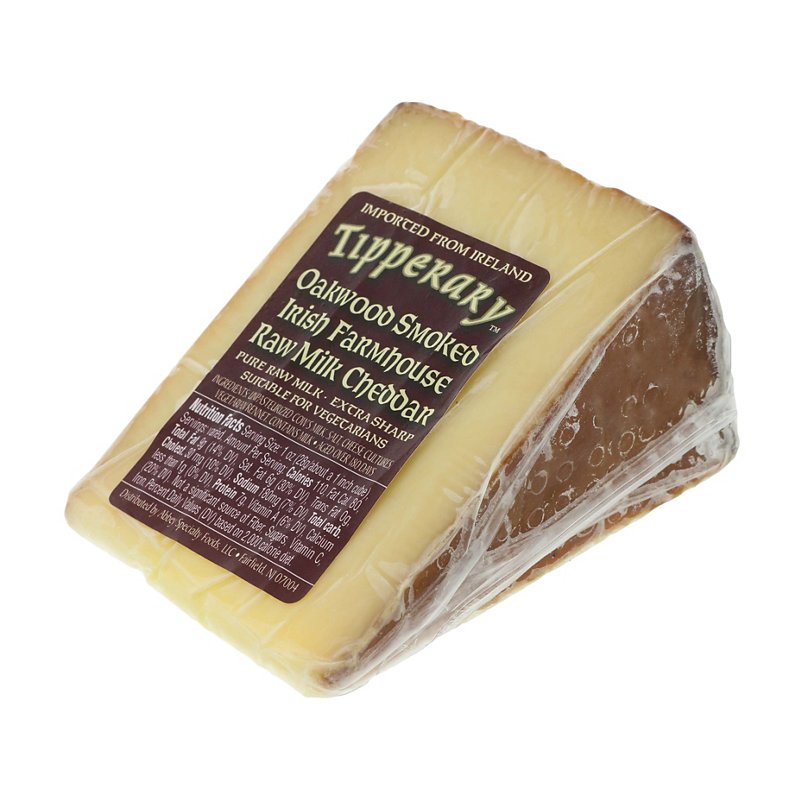 Tipperary Oakwood Smoked Irish Farmhouse Raw Milk Cheddar - Shop Cheese ...