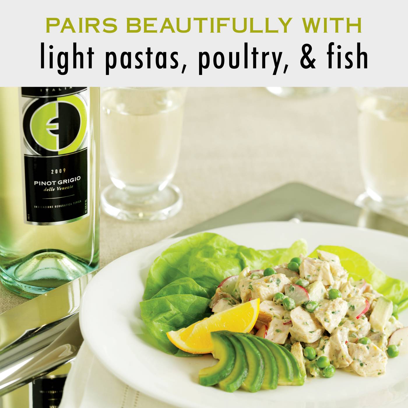 Ecco Domani Collezione Pinot Grigio Italy White Wine; image 2 of 7