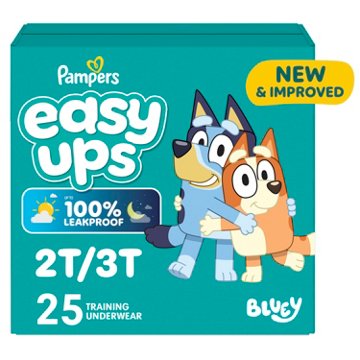 Pampers Easy Ups Bluey Training Underwear - Size 4 (2T-3T), 25 ct