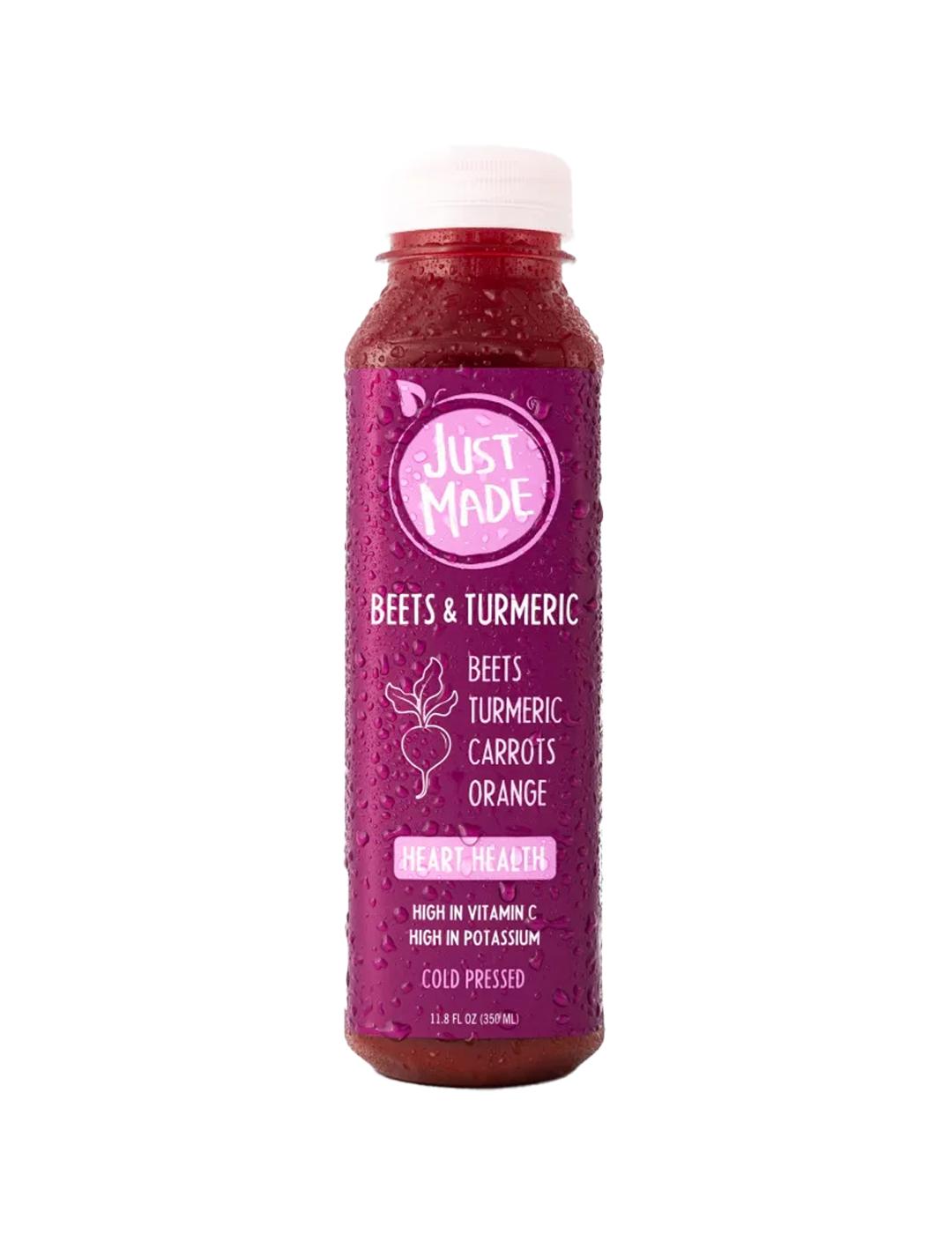 Just Made Beets & Turmeric Heart Health Cold-Pressed Juice; image 1 of 2