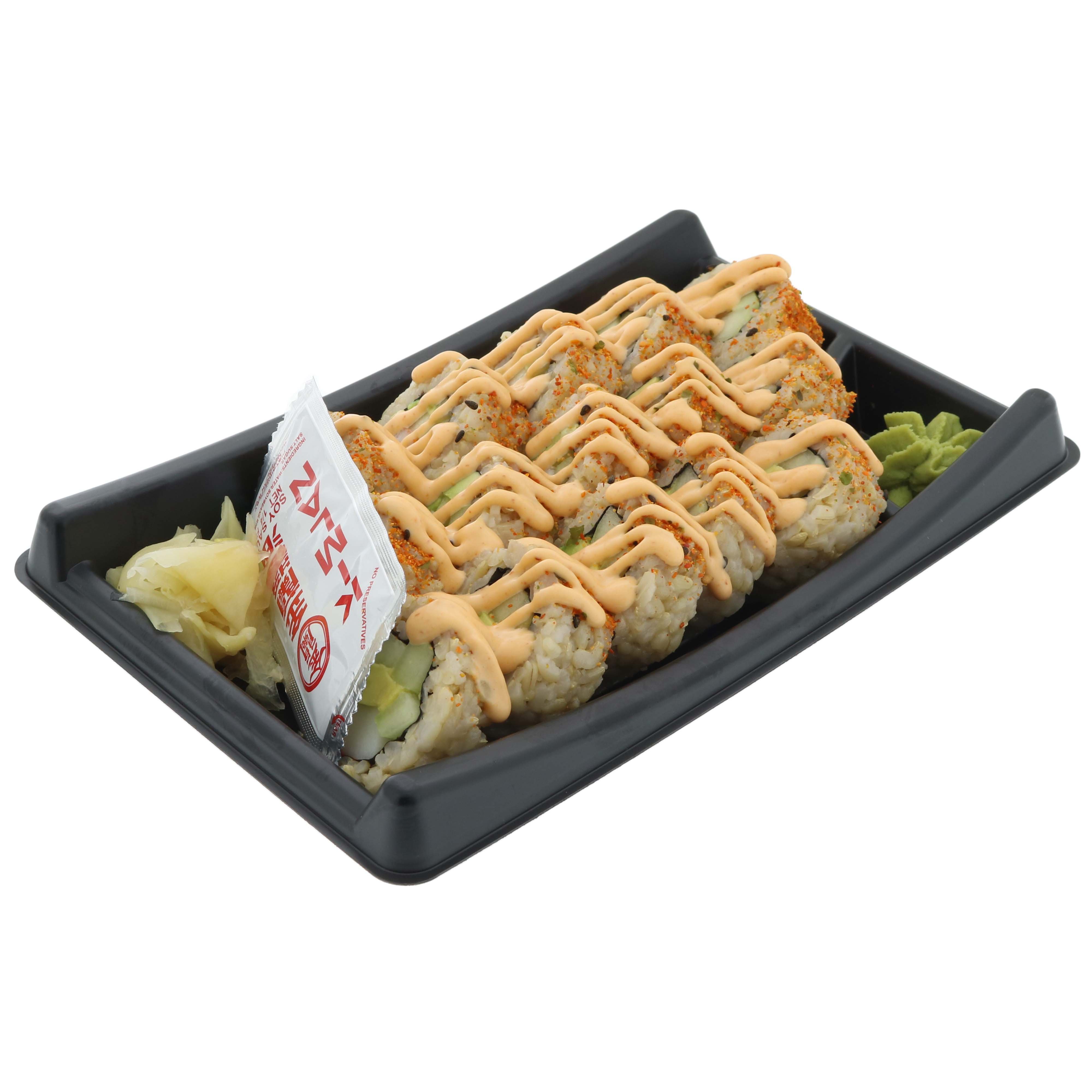 H-E-B Sushiya Spicy California Sushi Roll Value Pack – Brown Rice ...