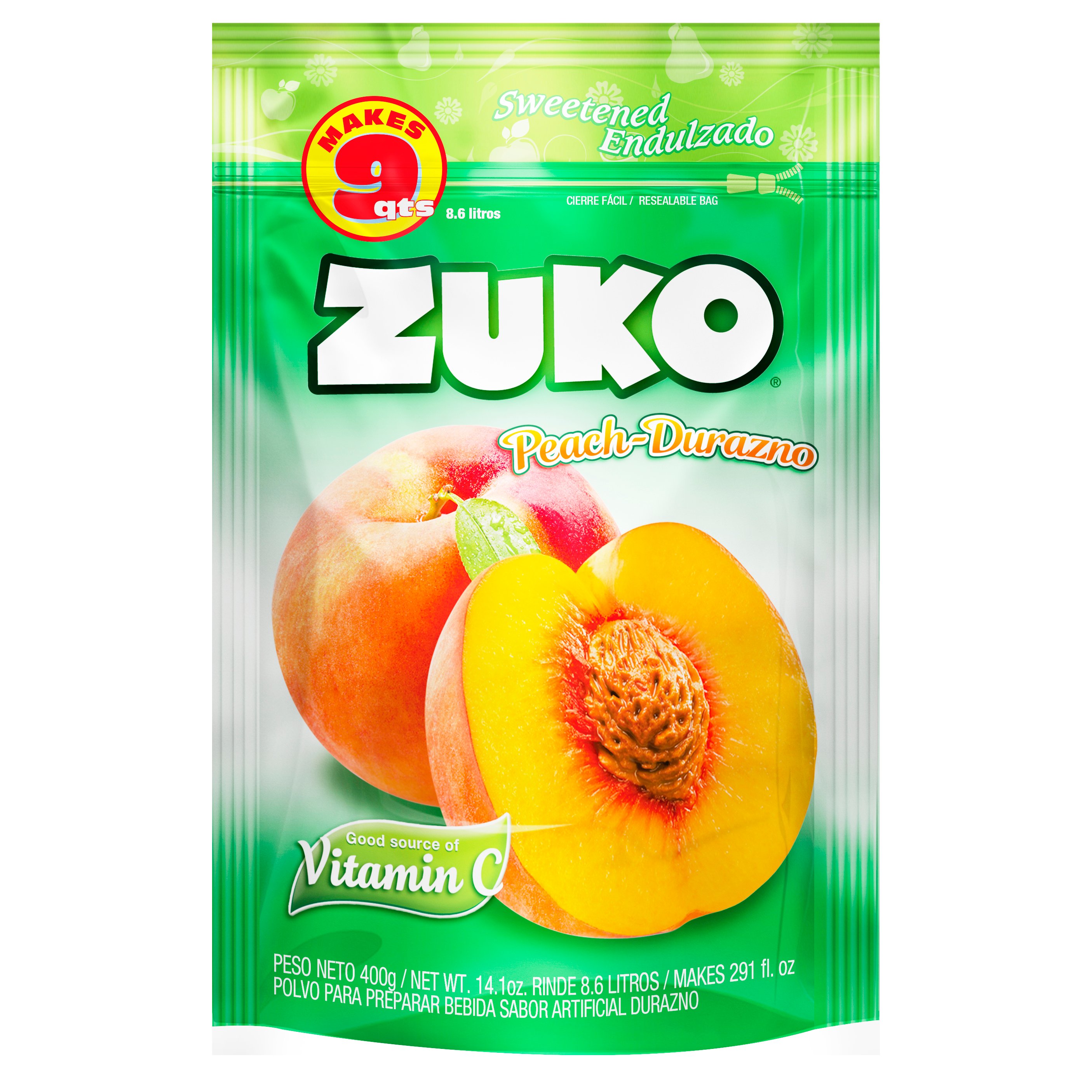 Zuko Peach Drink Mix - Shop Mixes & flavor enhancers at H-E-B