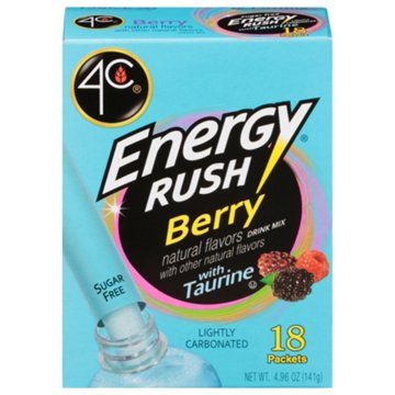 4C Totally Light 2 Go Berry Energy Rush with Taurine