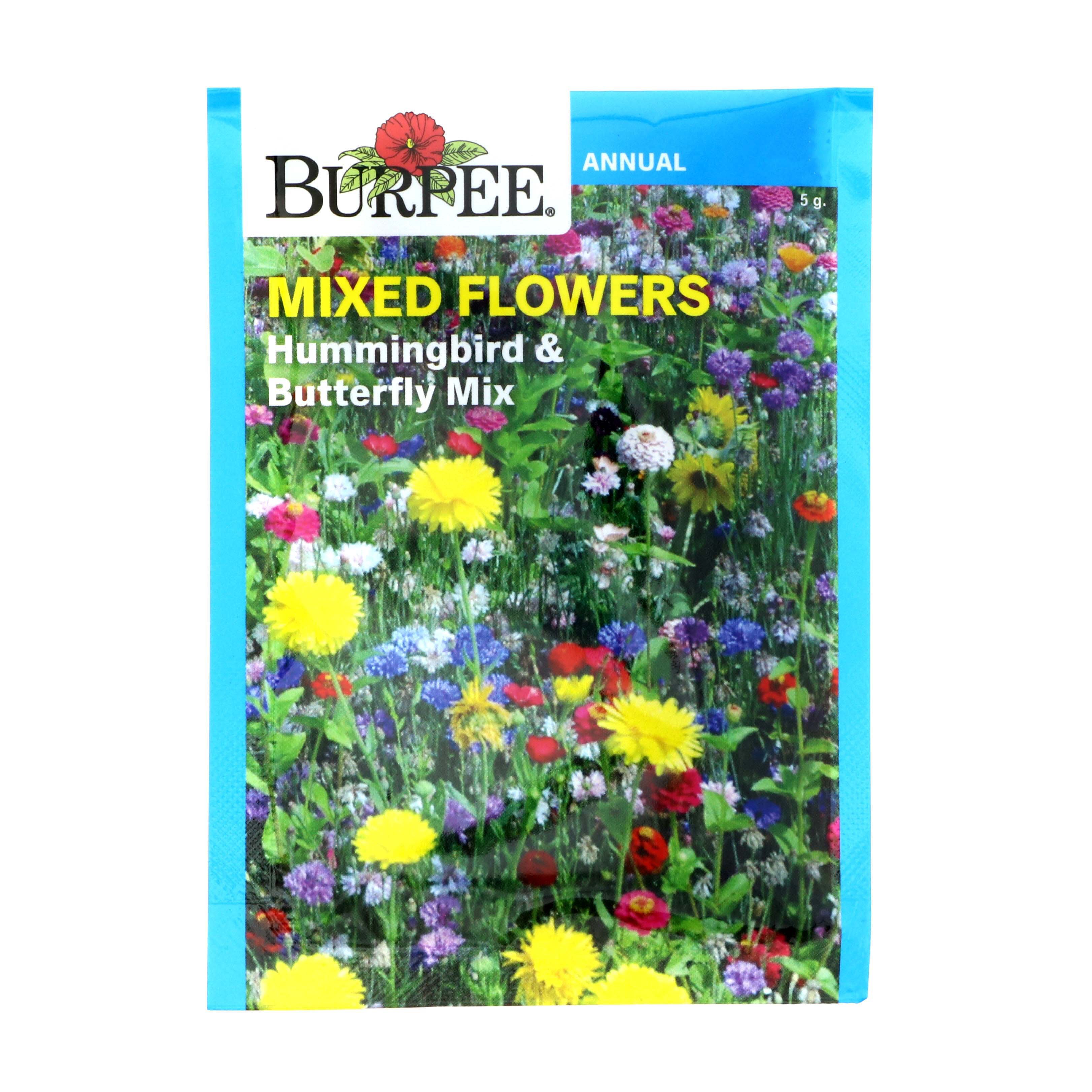 Burpee Mixed Flowers, Hummingbird & Butterfly Mix Seeds - Shop Seeds at ...