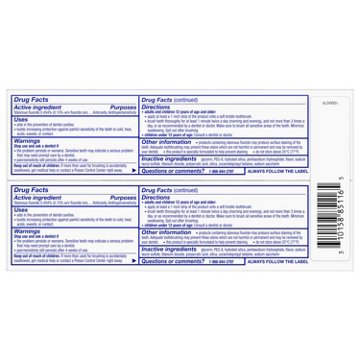 Sensodyne Repair and Protect Whitening Toothpaste, Toothpaste for Sensitive Teeth and Cavity Prevention, 2 pk