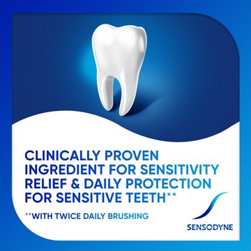 Sensodyne Repair and Protect Whitening Toothpaste, Toothpaste for Sensitive Teeth and Cavity Prevention, 2 pk