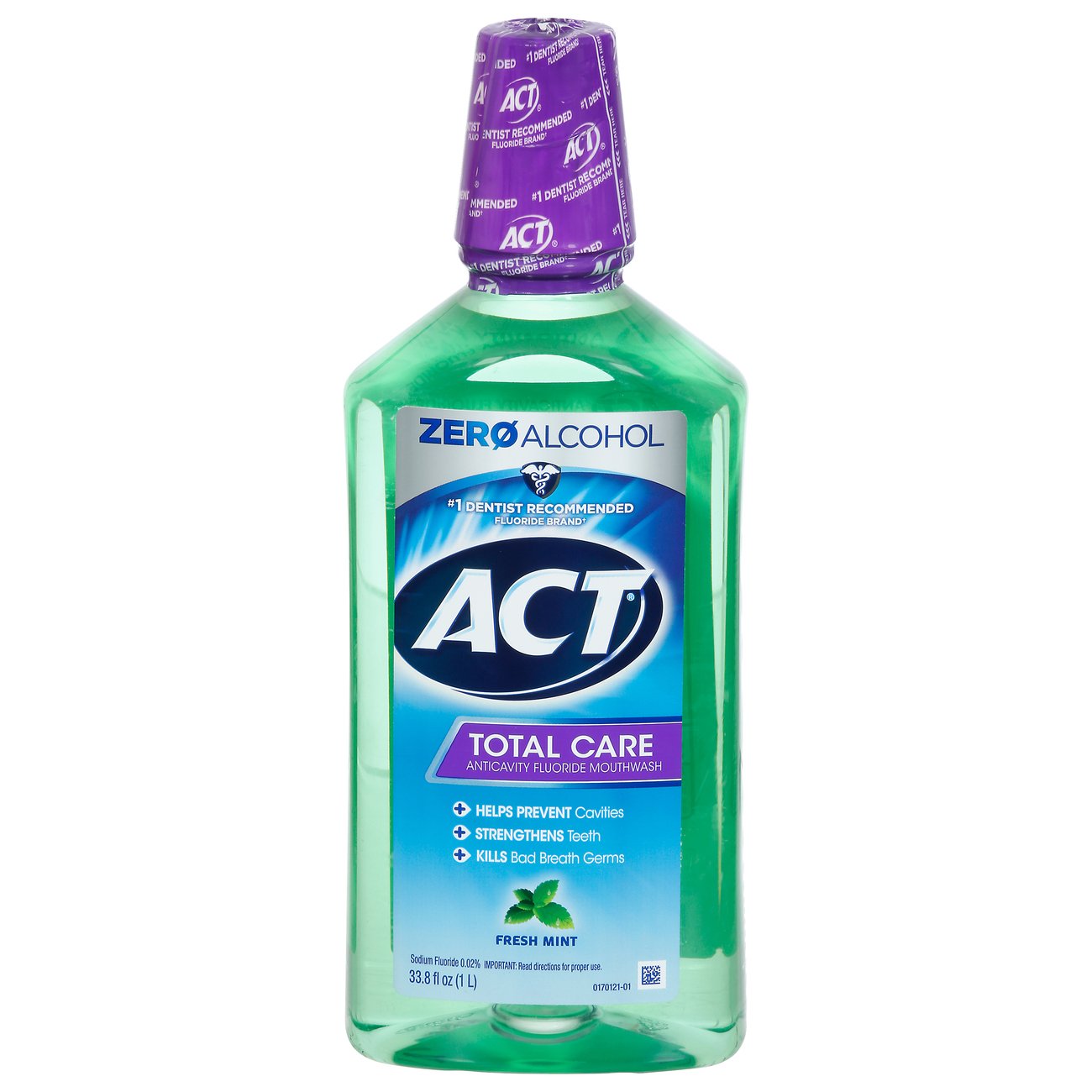 Act Total Care Mouthwash - Fresh Mint - Shop Mouthwash at H-E-B