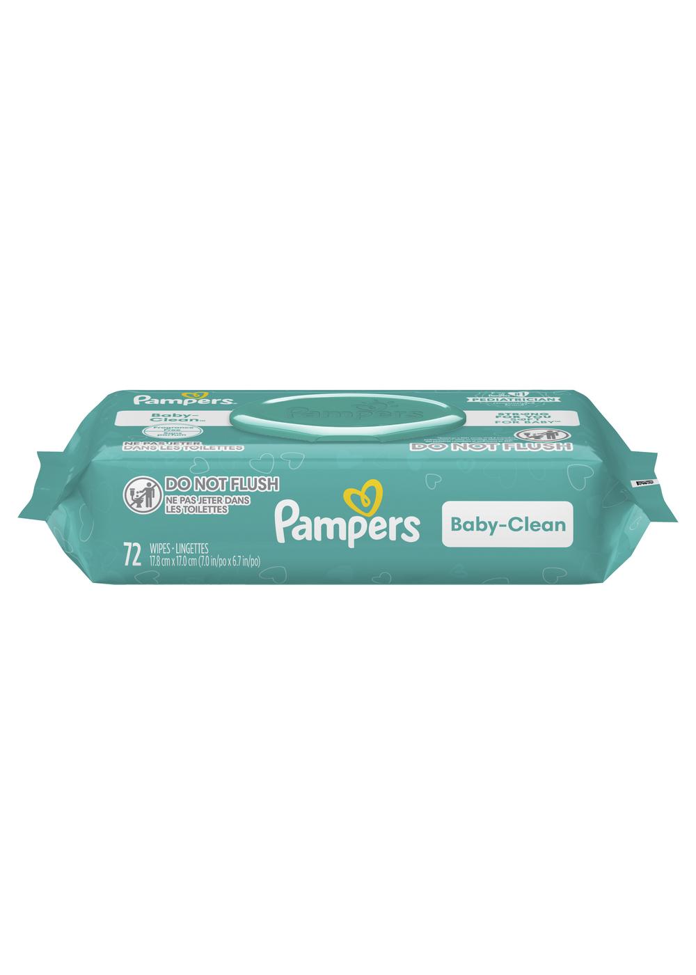  Baby Wipes, Pampers Aqua Pure Sensitive Water Baby Diaper  Wipes, Hypoallergenic and Unscented, 56 Count (Pack of 12) : Baby