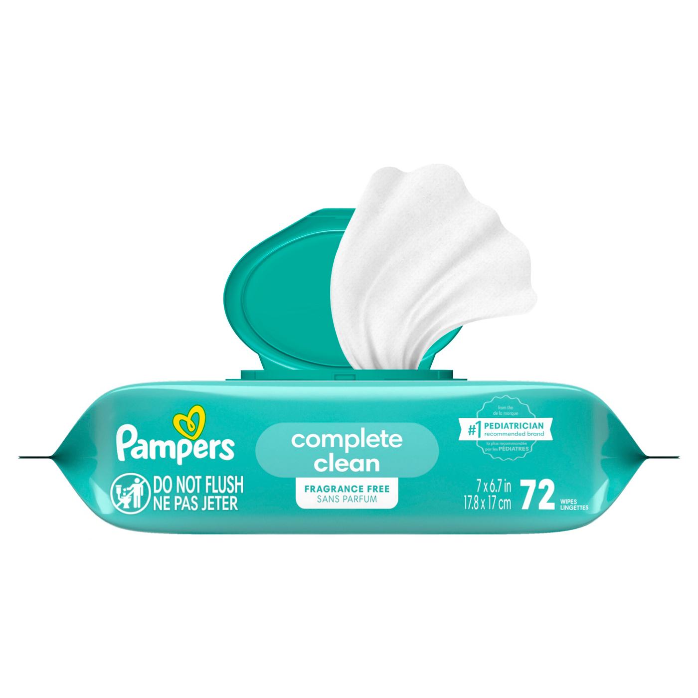 Pampers Baby Wipes - Fragrance Free; image 3 of 10