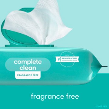 Pampers Complete Clean Baby Wipes - Fragrance Free, 3 pk